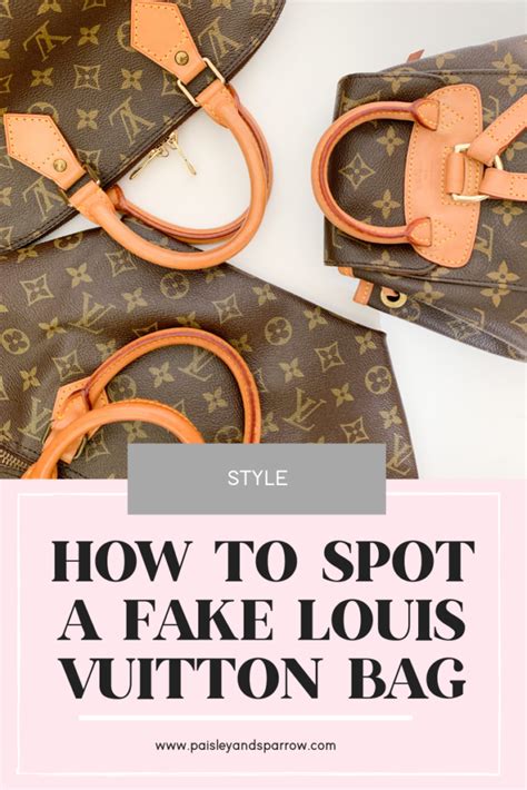 how to spot fake louis vuitton purse|Louis Vuitton knock off tote.